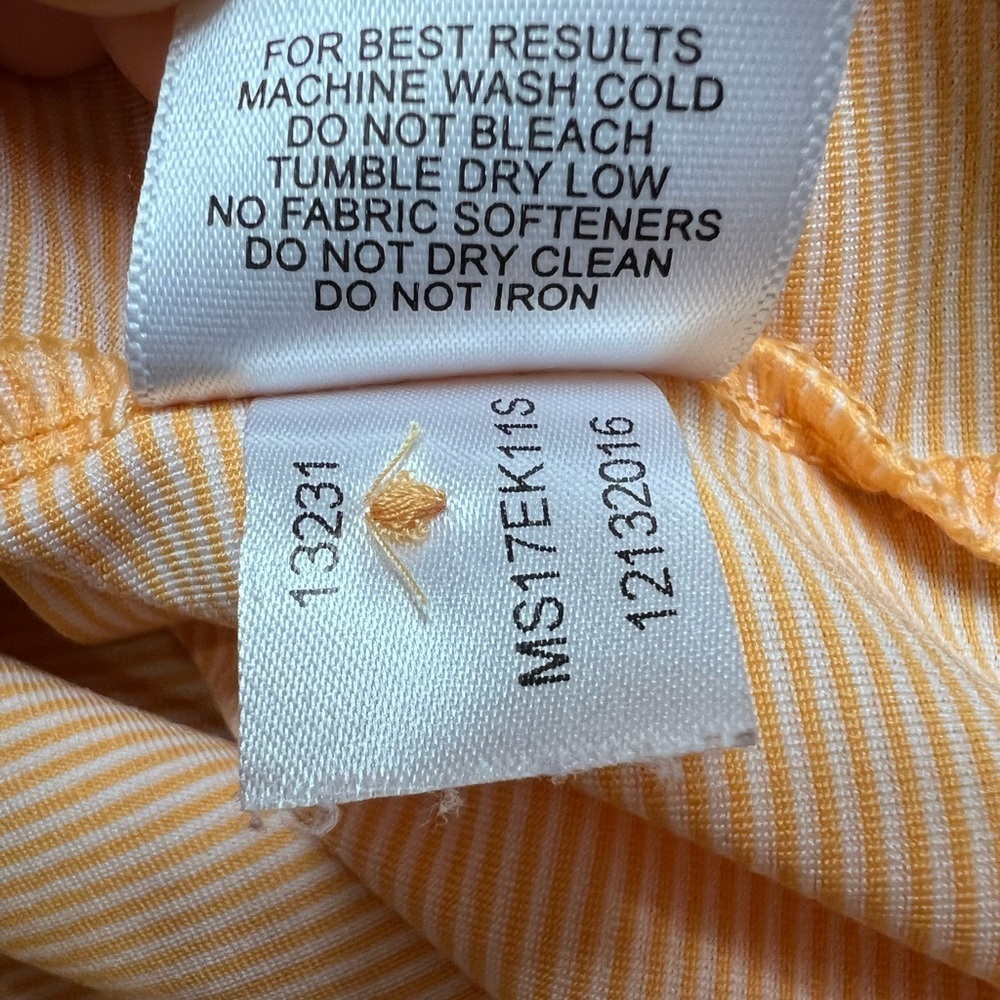 Peter Millar Polo Shirt Mens XL Cantaloupe Jubilee Stripe Performance Golf *LOGO - Picture 9 of 12